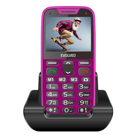 Mobilní telefon Evolveo EasyPhone XR Pink (1)