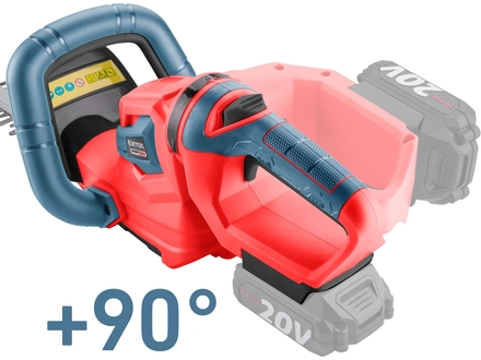 Aku nůžky na živý plot Extol Premium 8891933 SHARE20V, bez baterie a nabíječky (3)