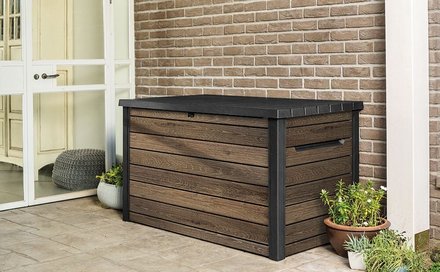 Zahradní box Keter Deco 870 l walnut (2)