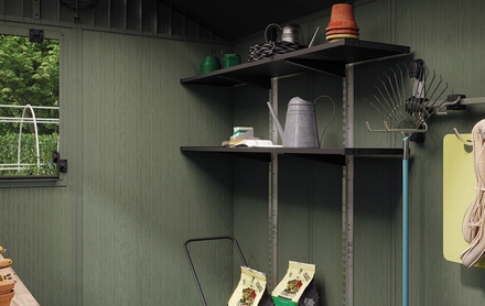 Zahradní domek Keter Potting Shed 2v1 zelený, s podlahou (1)