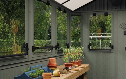 Zahradní domek Keter Potting Shed 2v1 zelený, s podlahou (3)