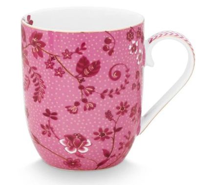Sada hrnků Pip Studio Small Jolie Flowers Pink 145ml (2)