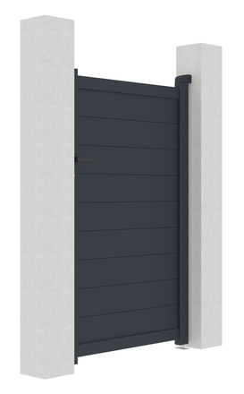 Branka G21 Orlando 100x158 cm pravá, antracitová (3)