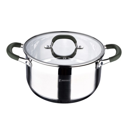 Hrnec s poklicí Bergner BG-32129-MM nerez MIDNIGHT 28 cm 9,5 litru (1)