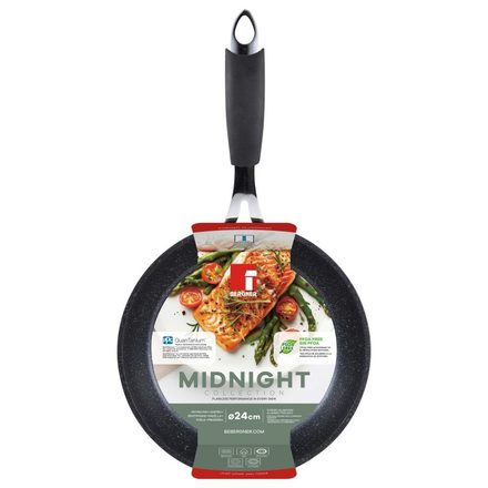 Pánev s nepřilnavým povrchem Bergner BG-30192-GR MIDNIGHT 24 cm zelená (4)