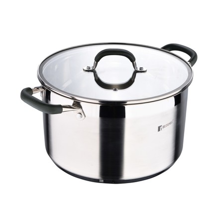 Hrnec s poklicí Bergner BG-32084-MM nerez MIDNIGHT 28 cm 9,5 litru
