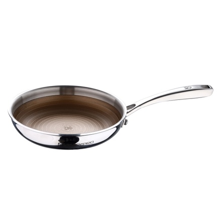 Pánev s nepřilnavým povrchem Masterpro BGMP-2114 GIRO 20 cm nerez (1)