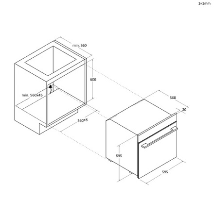 Samostatná vestavná trouba Haier H6 ID23B4HTB Titanium/ID Series 2 (7)