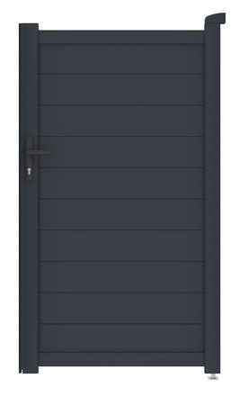 Branka G21 Orlando 100x173 cm pravá, antracitová