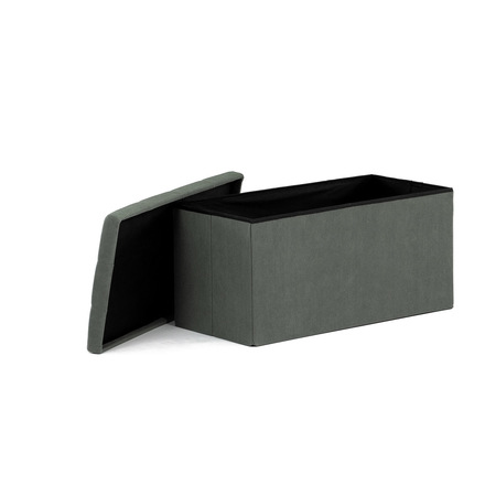 Taburet Autronic Taburet s úložným prostorem, zelená manšestrová látka (TAB-472 GRN6) (7)