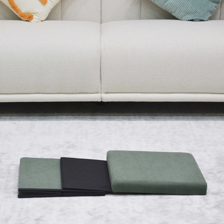 Taburet Autronic Taburet s úložným prostorem, zelená manšestrová látka (TAB-471 GRN6) (13)