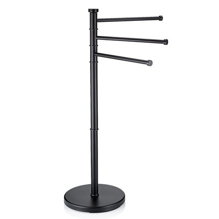 Držák na ručníky Kela KL-18976 Swing lakovaná nerez, černý 85,5 x 28,5