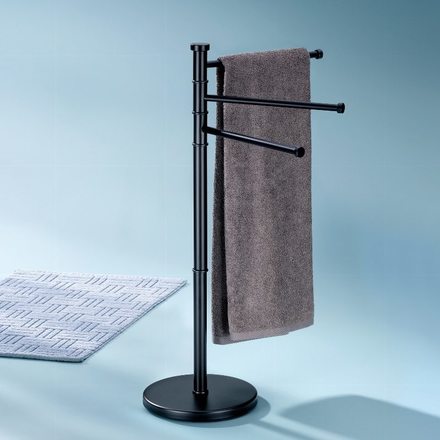 Držák na ručníky Kela KL-18976 Swing lakovaná nerez, černý 85,5 x 28,5 (3)