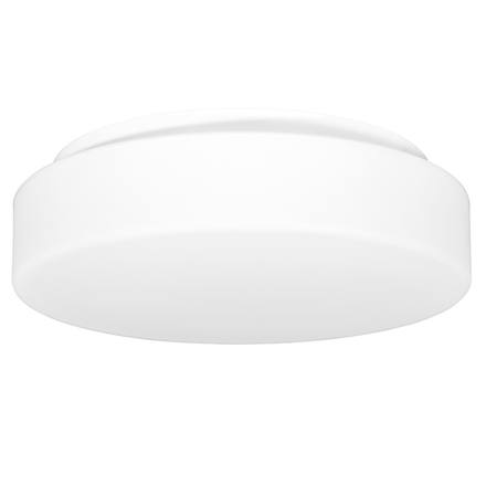 Stropní svítidlo Ecolite  W132-BI Hector 1xE27, 29,5cm, IP44, HF senzor