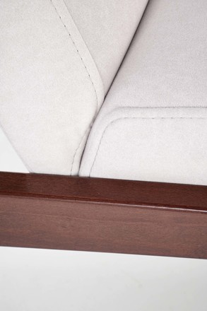 Křeslo Halmar MILANO 1S křeslo - jasně béžovátap. Castel 80 (1p=1szt) (10)