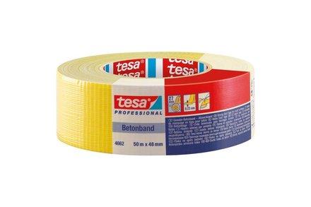 Páska opravná Tesa Páska opravná textilní 4662 Betonband, 50 m x 48 mm, žlutá