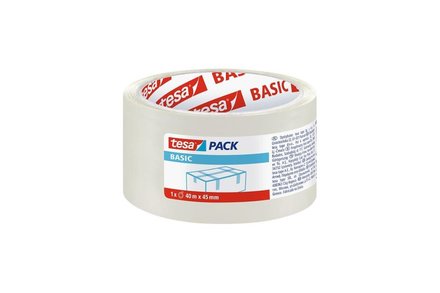 Páska balicí Tesa Páska balicí PP 25µ 58570, 66 m x 50 mm, transparentní