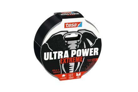 Páska opravná Tesa Páska opravná, 25 m x 50 mm, černá, Ultra Power Extreme