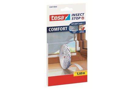 Suchý zip Tesa Zip suchý samolepící, 5,6 m x 0,9 mm, bílý