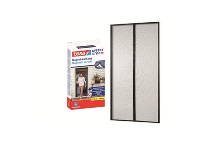 Síť do dveří Tesa Síť do dveří magnetická, 1,2 x 2,4 m, antracitová (4)