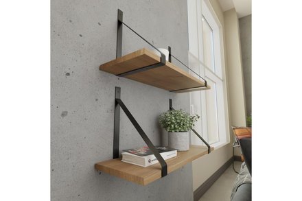 Konzole Walteco Konzole Grand, 30 x 22 cm, matná černá (2)