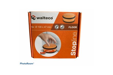 Zarážka dveřní Walteco Zarážka dveřní, O 100 x 47 mm, 1,1 kg, dřevodekor (1)