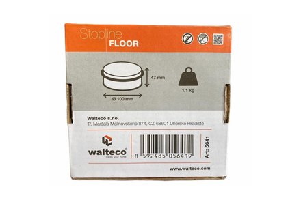 Zarážka dveřní Walteco Zarážka dveřní, O 100 x 47 mm, 1,1 kg, dřevodekor (2)