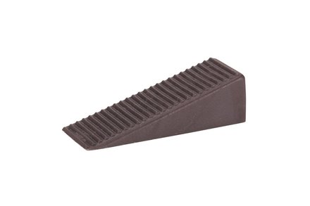 Klín do dveří Walteco Klín dveřní, 15,5 x 50 x 19 mm, plast, hnědý