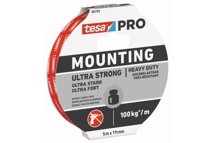 Páska montážní Tesa Páska montážní oboustranně lepicí pěnová 66792, ultra silná, 5 m x 19 mm
