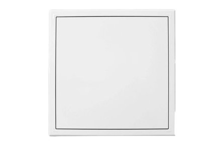 Dvířka revizní Haco Dvířka revizní kovová 150 x 150 mm, s tlačným zámkem, bílá 0160
