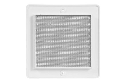 Mřížka větrací Haco Mřížka větrací se síťovinou VM, 150 x 150 mm, bílá 0211 (1)