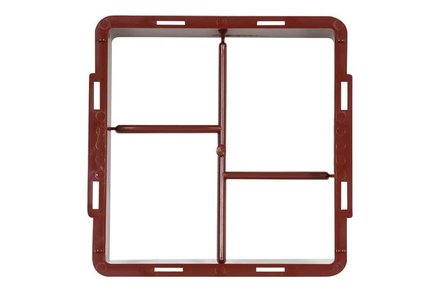 Mřížka větrací Haco Mřížka větrací se síťovinou VM, 150 x 150 mm, hnědá 0212 (1)