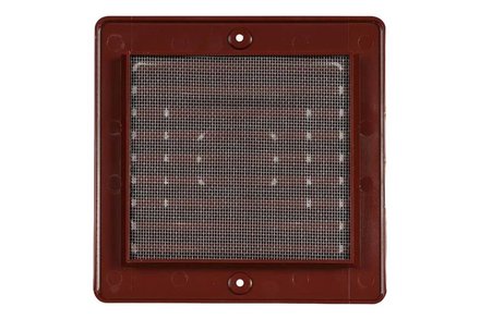 Mřížka větrací Haco Mřížka větrací se síťovinou VM, 150 x 150 mm, hnědá 0212 (2)