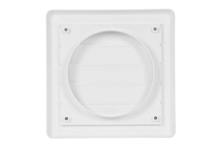 Mřížka větrací Haco Mřížka větrací gravitační VM, 150 x 150 mm G/100 mm, bílá 0215 (3)