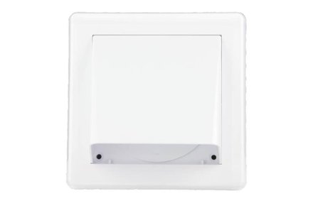 Mřížka větrací Haco Mřížka větrací gravitační - klapka VM, 150 x 150 mm GK/100 mm, bílá 0239