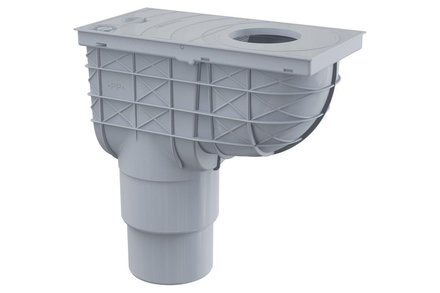 Lapač střešních splavenin Enpro Lapač střešních splavenin přímý DN O 125/110 mm, šedá