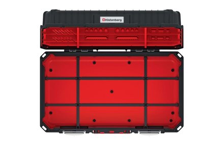 Kufr na nářadí Kistenberg KUFR HEAVY, kov. zámky, vnitřní přihrádky, 585 x 360 x 217 mm, 24 (2)