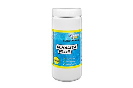 Bazénová chemie Silcopool Chemie bazénová, Alkalita plus, 1,4 kg