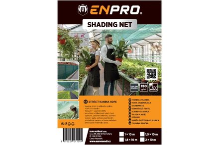 Tkanina Enpro Tkanina stínící HDPE, 150 g/m2, UV stabilní, 1,5 x 10 m, antracit (2)