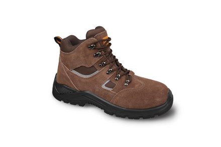 Pracovní obuv Vm Footwear Obuv pracovní kotníková kožená v kombinaci s textilem SAN MARINO 3170-O1, velikost 42