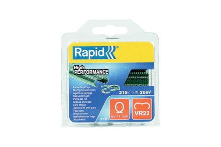 Spony Rapid Spony plotové VR22, 1100 ks, zelené, blistr (1)