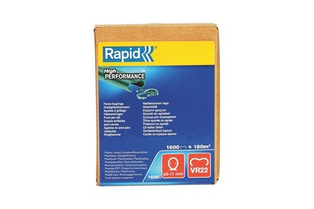 Spony Rapid Spony plotové VR22, 1100 ks, zelené, blistr (2)