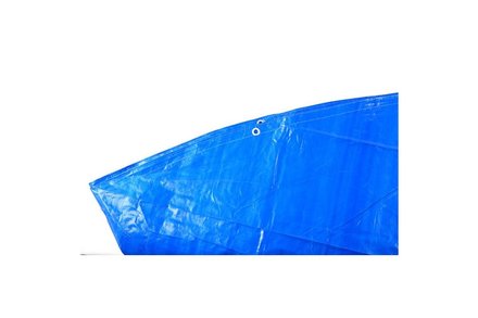 Plachta Enpro Plachta zakrývací kulatá, O 5 - 5,5 m, 120 g/m2, modro - stříbrná (1)