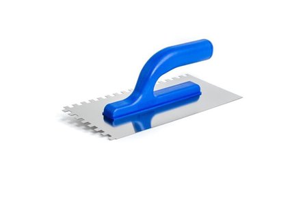 Hladítko Kubala Hladítko nerez, zub 8 mm, 130 x 270 mm, plastová otevřená rukojeť M