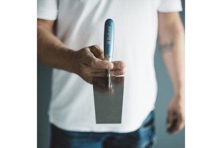 Lžíce Kubala Lžíce nerez, 180 x 120 x 80 mm, tl. 1 mm, dřevěná rukojeť M (1)