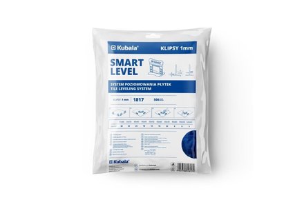 Spony Kubala Spony Smart Level, 1,0 mm, 500 ks (1)