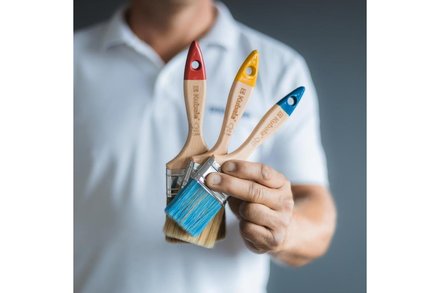 Štětec Kubala Štětec plochý, 50 mm, barvy - laky na vodní bázi (3)