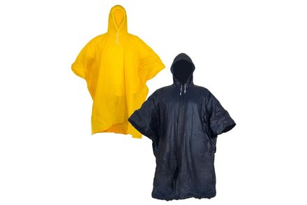 Pláštěnka Lahti Pro Pláštěnka poncho, žlutá, univerzální (M - XL)