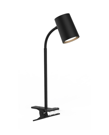 Stolní lampa KM (60401932) TUBA-K klip GU10 černá