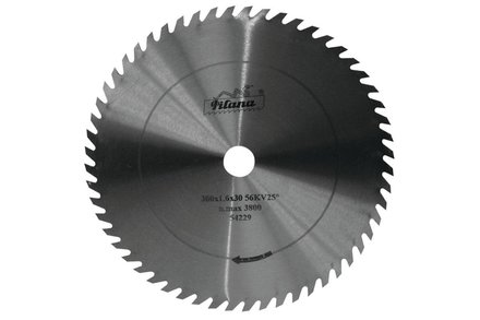 Kotouč pilový Pilana Kotouč pilový na dřevo, 5310 - 56 zubů KV25°, O 600 x 4,0 x 30 mm